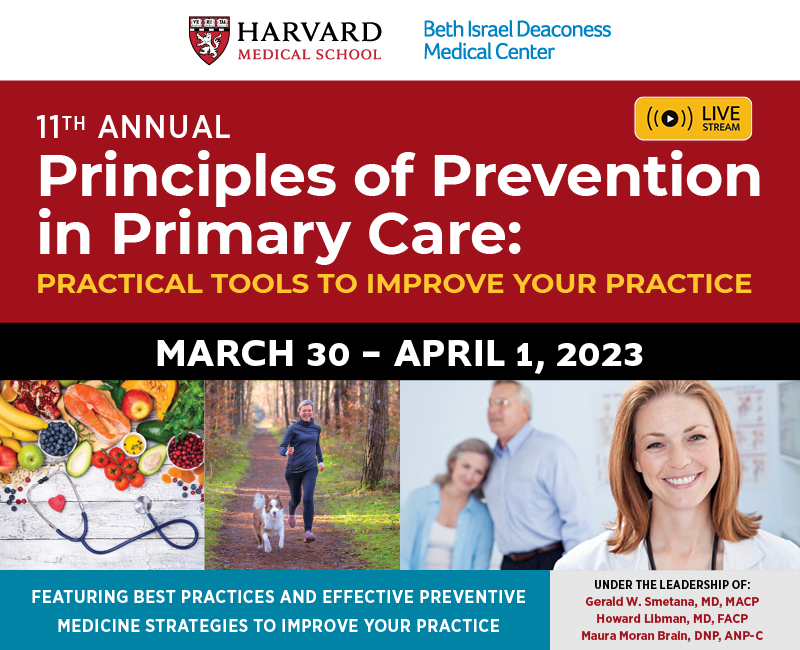 Principles of Prevention in Primary Care: Practical Tools to Improve Your Practice